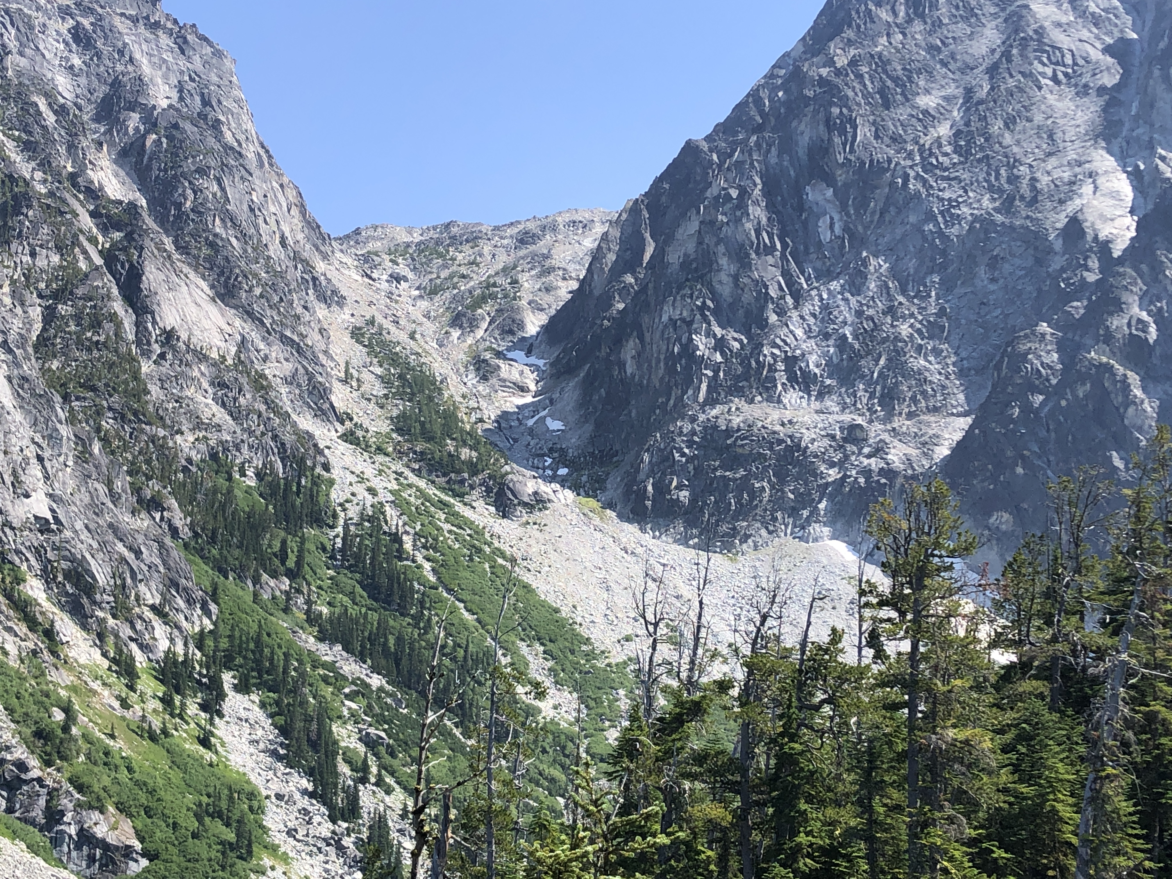 Asgard pass from Colchuck lake